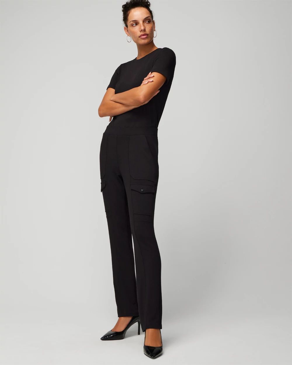 Utility Cargo Pants V11 in Black